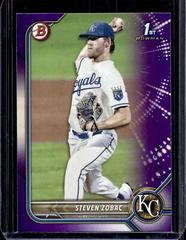 Steven Zobac [Purple] #BD-101 Baseball Cards 2022 Bowman Draft Prices