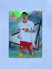 Hee Chan Hwang [Aqua Refractor] Soccer Cards 2020 Topps Finest UEFA Champions League Prices