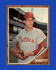 Art Mahaffey #550 Baseball Cards 1962 Topps Prices