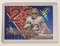 Christian McCaffrey [Blue] #BN-CM Football Cards 2022 Panini Zenith Behind the Numbers Prices