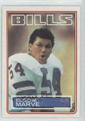 Eugene Marve #227 Football Cards 1983 Topps Prices
