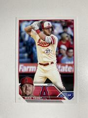 MIKE TROUT 2023 TOPPS ROYAL BLUE PARALLEL CITY CONNECT 27 ANGELS SGC GRADED  9 MT