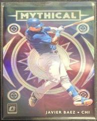 Javier Baez [Holo] #M-9 Baseball Cards 2020 Panini Donruss Optic Mythical Prices