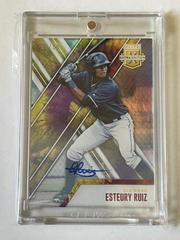 Esteury Ruiz [Autograph Aspirations Tie Dye] #94 Baseball Cards 2017 Panini Elite Extra Edition Prices