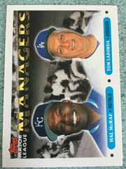 H. McRae, T. Lasorda [Major League Managers] Baseball Cards 1993 Topps Prices