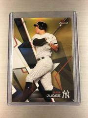 Aaron Judge [Gold Refractor] #1 Baseball Cards 2018 Topps Finest Prices