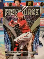 Nicholas Castellanos Baseball Cards 2022 Panini Prizm Fireworks Prices