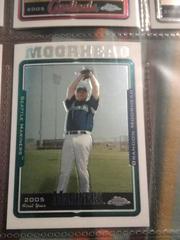 Brandon Moorhead [Black Refractor] #UH178 Baseball Cards 2005 Topps Chrome Updates & Highlights Prices