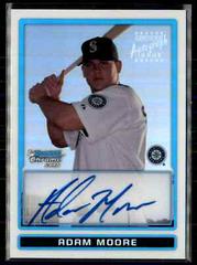 Adam Moore [Refractor Autograph] #BCP123 Baseball Cards 2009 Bowman Chrome Prospects Prices