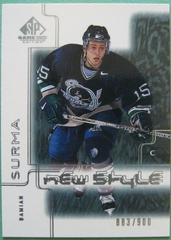 Damian Surma #90 Hockey Cards 2000 SP Game Used Prices