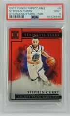 Stephen Curry [Red] #9 Basketball Cards 2019 Panini Impeccable Stainless Stars Prices