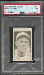 Emil Meusel Baseball Cards 1923 Maple Crispette Prices