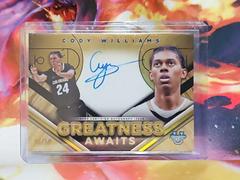 Cody Williams [Gold Refractor] #10 Basketball Cards 2023 Bowman Best University Prices