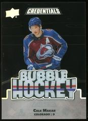 Cale Makar #BH-MA Hockey Cards 2022 Upper Deck Credentials Bubble Hockey Prices