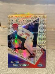 Juan Gonzalez [Pattern 8] #41A Baseball Cards 1999 Topps Tek Prices