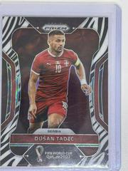 Dusan Tadic [Choice Zebra] Soccer Cards 2022 Panini Prizm World Cup Prices