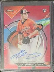 Grayson Rodriguez [Red] #FA-GRO Baseball Cards 2023 Topps Finest Autographs Prices