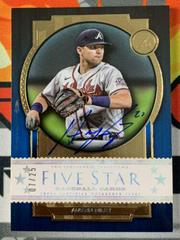 Austin Riley [Blue] Baseball Cards 2022 Topps Five Star Autographs Prices