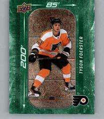 Tyson Foerster [Green] Hockey Cards 2023 Upper Deck 200' x 85' Prices