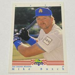 Mike Busch #346 Baseball Cards 1992 Classic Best Prices