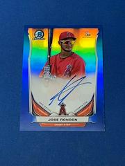 Jose Rondon #JR Baseball Cards 2014 Bowman Chrome Autograph Prospects Prices