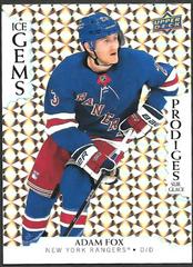 Adam Fox Hockey Cards 2023 Upper Deck Tim Hortons Ice Gems Prices
