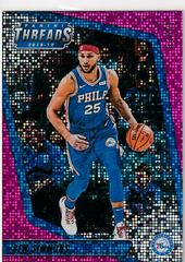 Ben Simmons [Dazzle Pink] Basketball Cards 2018 Panini Threads Prices
