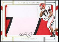 Nick Chubb [Gold] Football Cards 2022 Panini National Treasures Collegiate Silhouettes Prices
