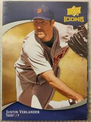 Justin Verlander #67 Baseball Cards 2009 Upper Deck Icons Prices