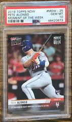 Pete Alonso Baseball Cards 2019 Topps Now Moment of the Week Prices