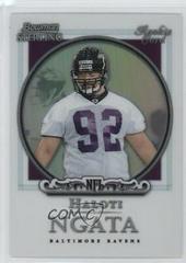 Haloti Ngata [Refractor] #12 Football Cards 2006 Bowman Sterling Prices