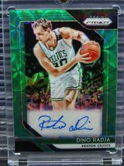 Dino Radja [Choice Prizm Green] #SDRJ Basketball Cards 2018 Panini Prizm Signatures Prices