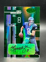 Matt Hasselbeck [Mirror Emerald Autograph] #107 Football Cards 2005 Leaf Certified Materials Prices