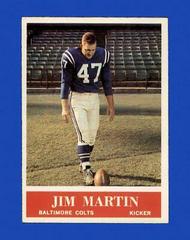Jim Martin #5 Football Cards 1964 Philadelphia Prices