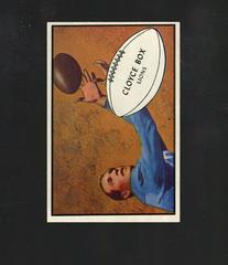 Cloyce Box Football Cards 1953 Bowman Prices