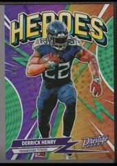 Derrick Henry [Green] #H-10 Football Cards 2023 Panini Prestige Heroes Prices