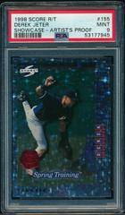 Derek Jeter [Artist's Proof] Baseball Cards 1998 Score Rookie Traded Prices