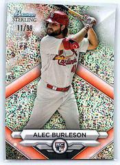 Alec Burleson [Speckle] #BSR-44 Baseball Cards 2023 Bowman Sterling Prices