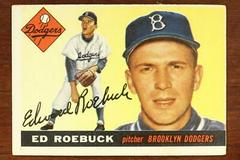 Ed Roebuck #195 Baseball Cards 1955 Topps Prices