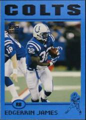 Edgerrin James [Signed Jersey Blue] Football Cards 2004 Topps Signature Edition Prices
