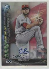 Cody Reed [Autograph] Baseball Cards 2017 Bowman Scouts' Top 100 Prices