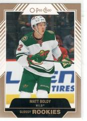 Matt Boldy [Gold] Hockey Cards 2022 Upper Deck O Pee Chee Glossy Prices