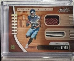 Derrick Henry Football Cards 2019 Panini Absolute Leather and Lace Prices