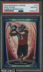 Mike Wallace [Bubbles Refractor] Football Cards 2014 Bowman Chrome Prices