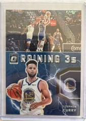 Stephen Curry [Blue] #2 Basketball Cards 2021 Panini Donruss Optic Raining 3s Prices