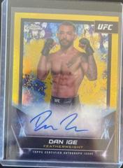 Dan Ige [Gold Refractor] #FNA-DIG Ufc Cards 2024 Topps Chrome UFC Signature Prices