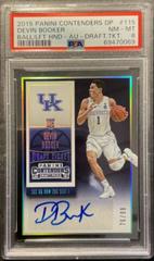 Devin Booker [Autograph Draft Ticket] #115 Basketball Cards 2015 Panini Contenders Draft Picks Prices