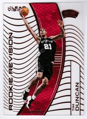 Tim Duncan [White Jersey Red] #139 Basketball Cards 2015 Panini Clear Vision Prices