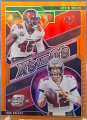 Devin White, Tom Brady [Orange] #XO-3 Football Cards 2021 Panini Contenders Optic Xs and Os Prices