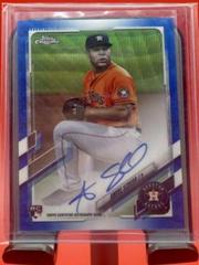 Andre Scrubb [Blue Wave Refractor] Baseball Cards 2021 Topps Chrome Rookie Autographs Prices